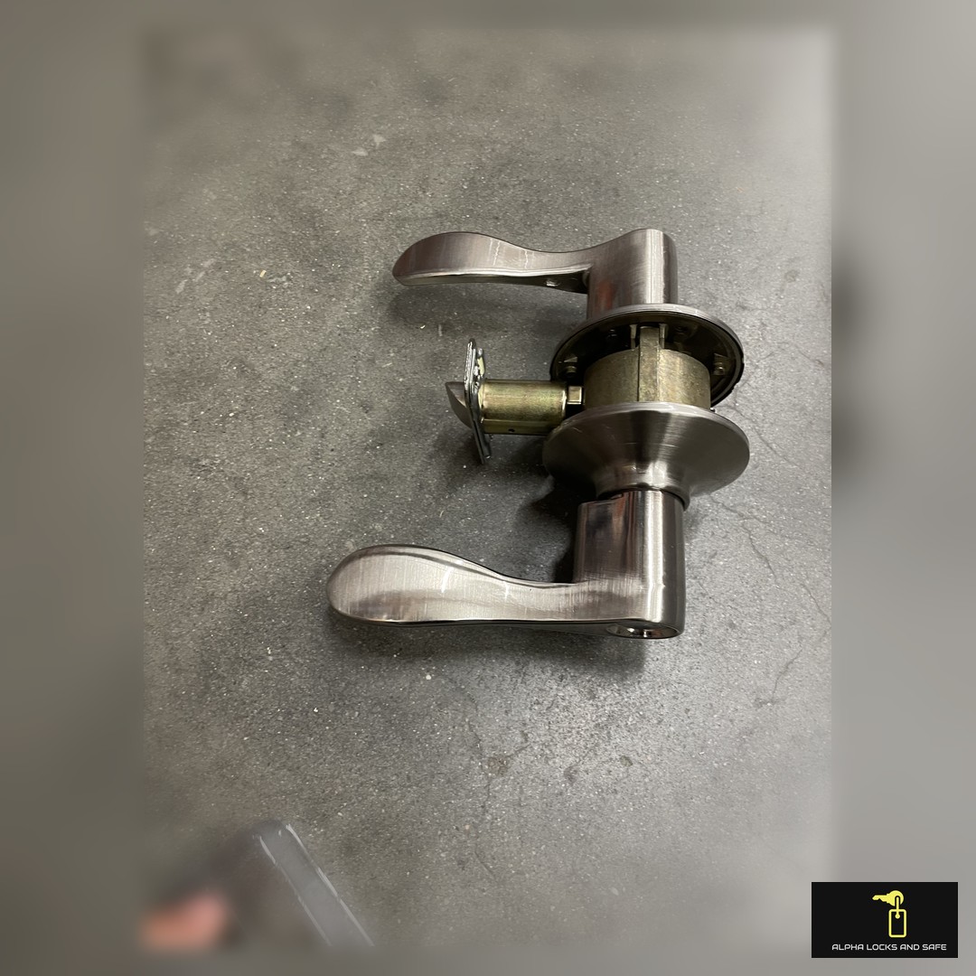 Locksmith opening a home safe